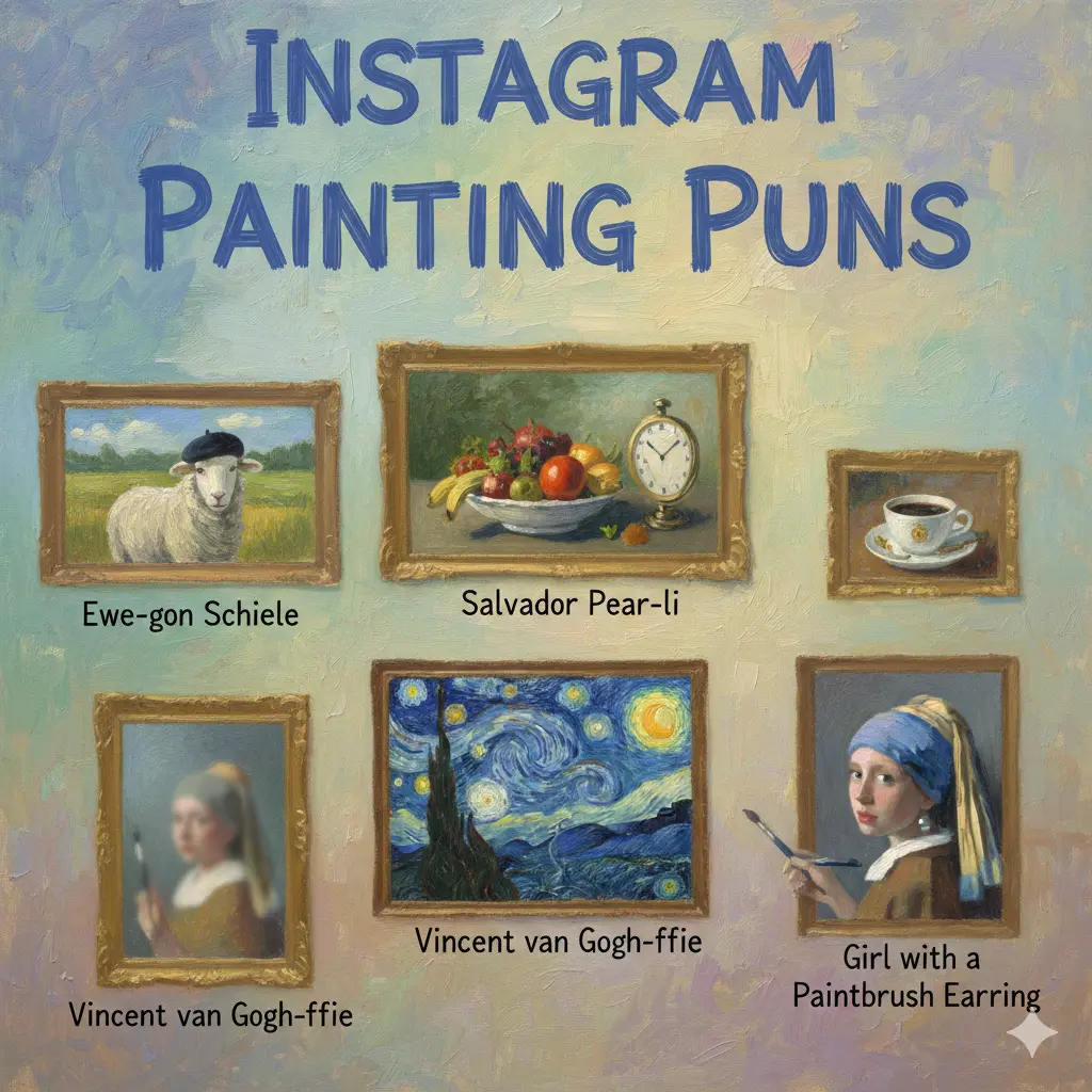 Instagram Painting Puns 