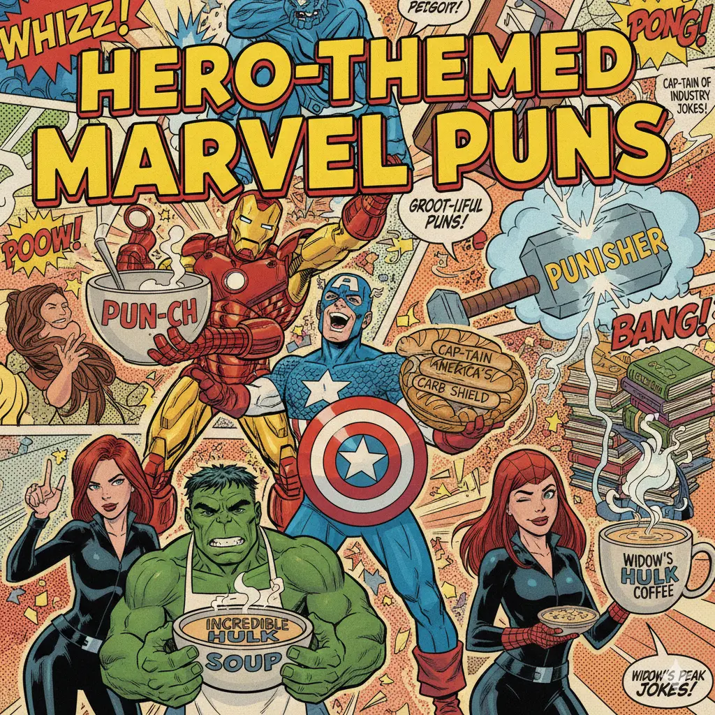Hero-Themed Marvel Puns