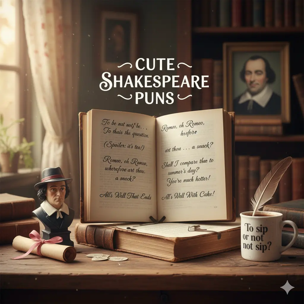  Cute Shakespeare Puns