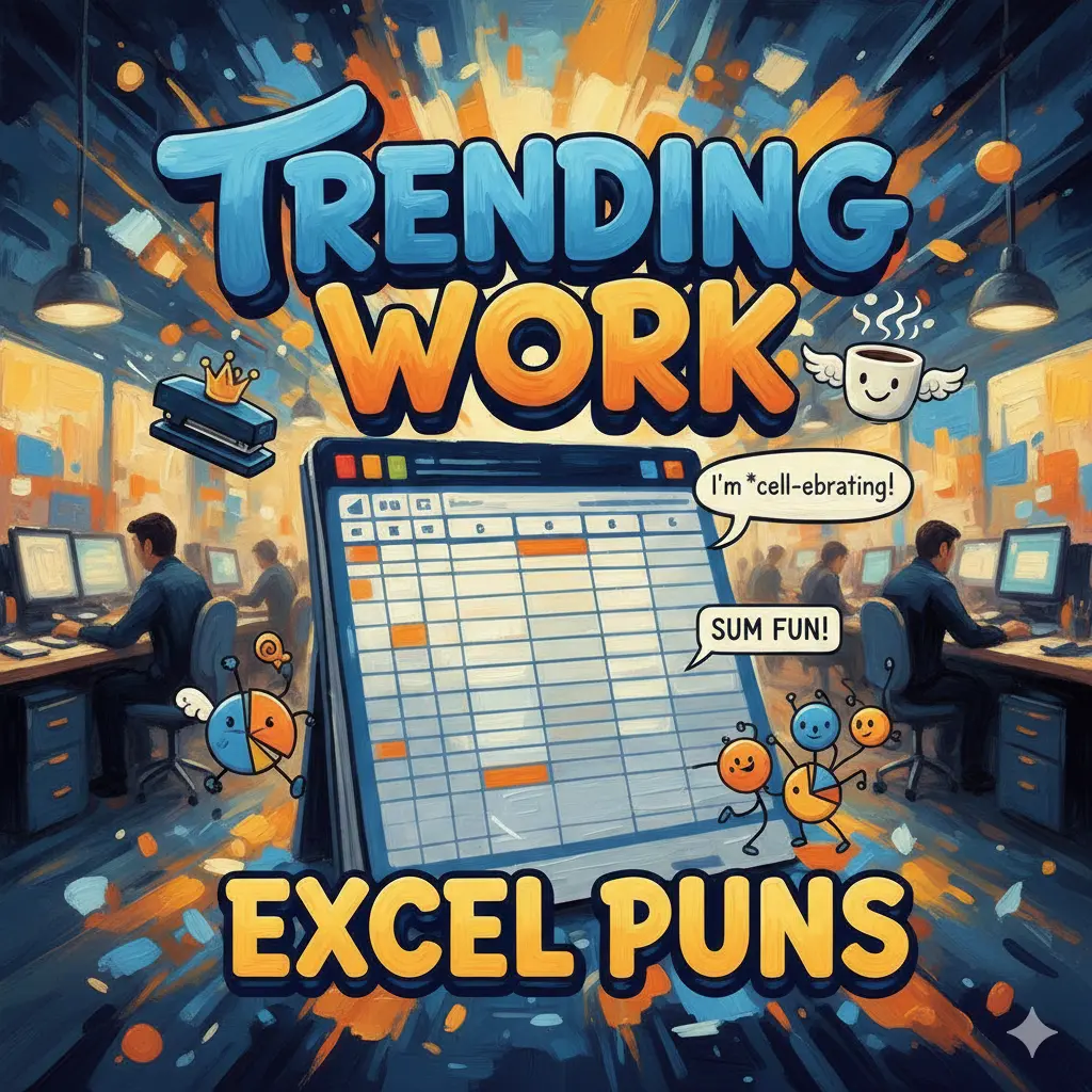 Trending Work Excel Puns