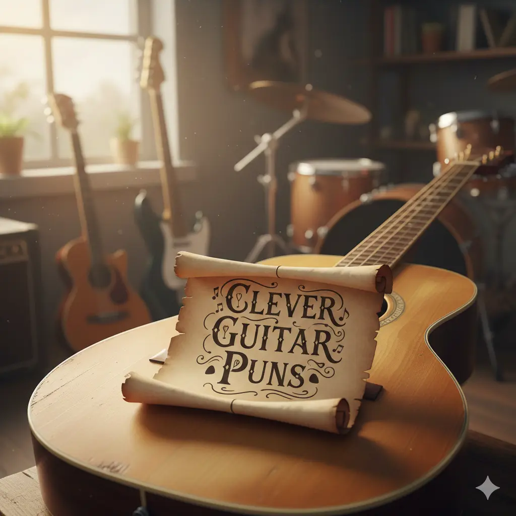 Clever Guitar Puns