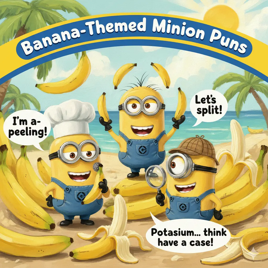 Banana-Themed Minion Puns
