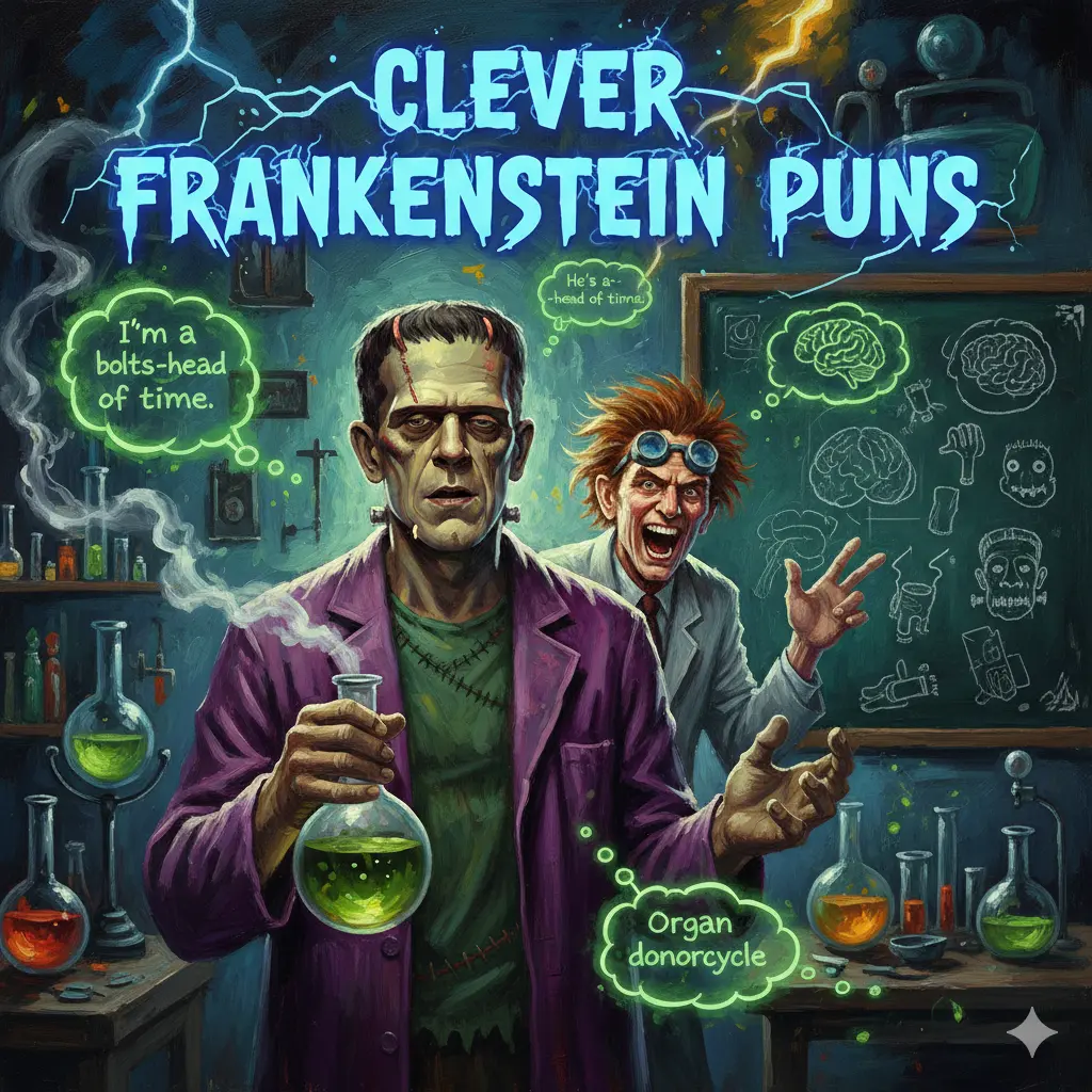 Clever Frankenstein Puns