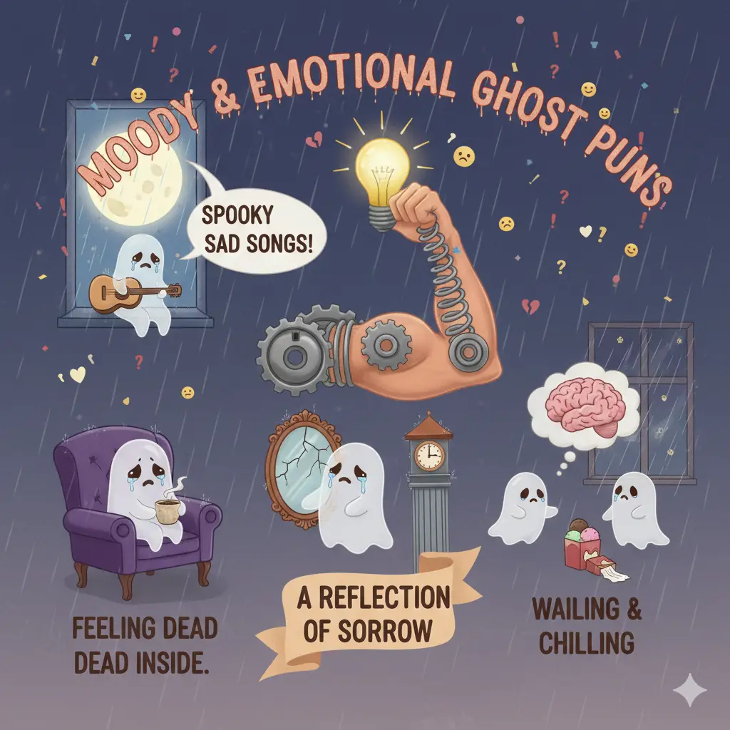 Moody & Emotional Ghost Puns