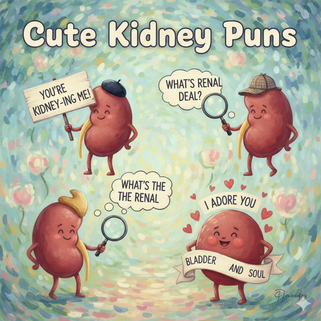 Cute Kidney Puns