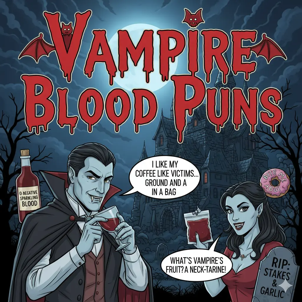 Vampire Blood Puns