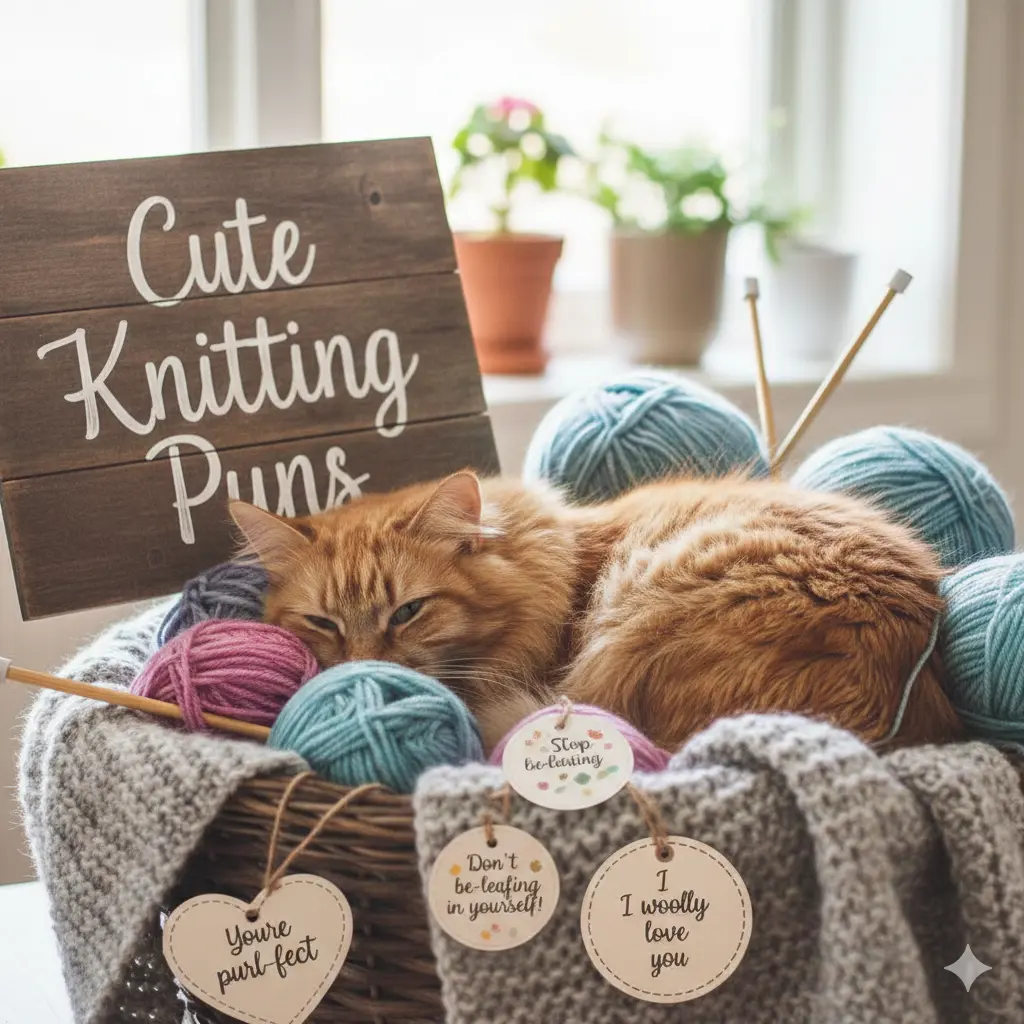 Cute Knitting Puns