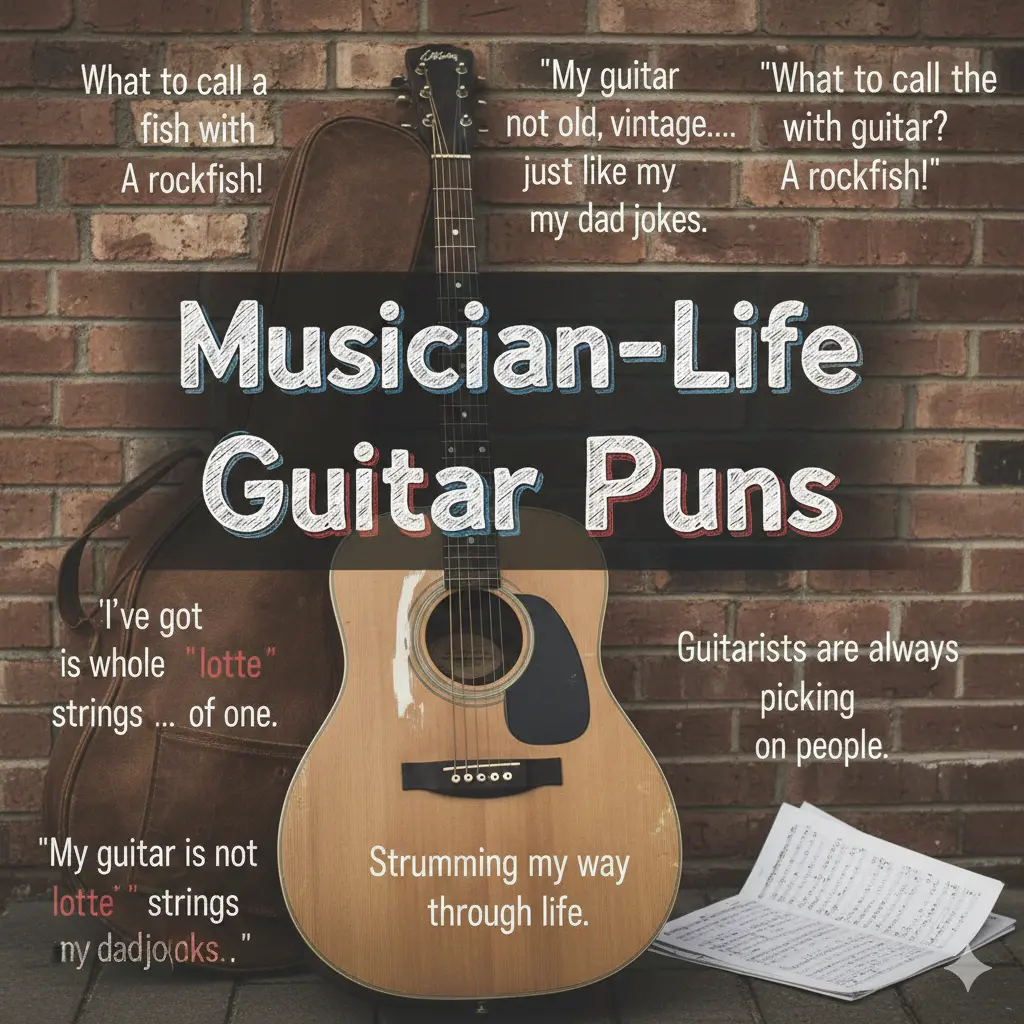Musician-Life Guitar Puns