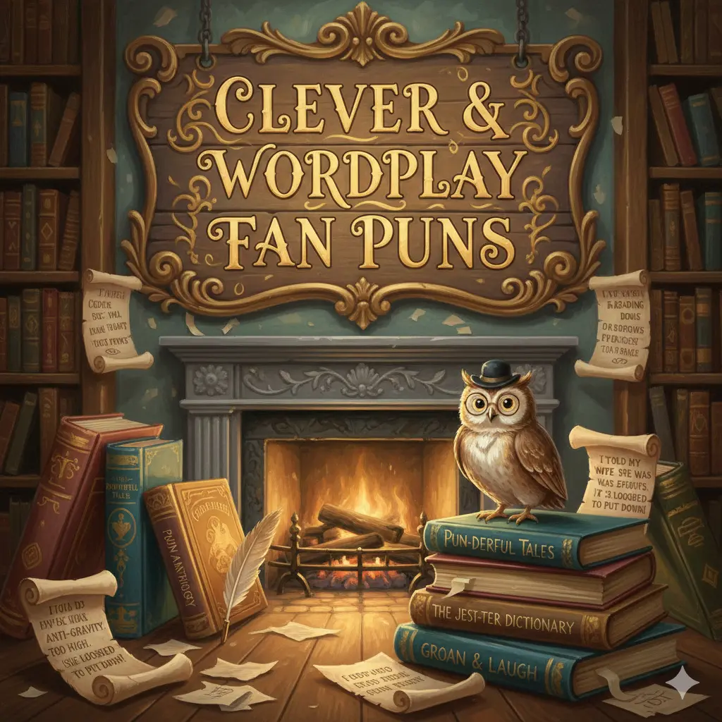 Clever & Wordplay Fan Puns