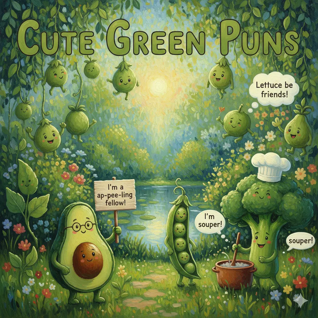 Cute Green Puns