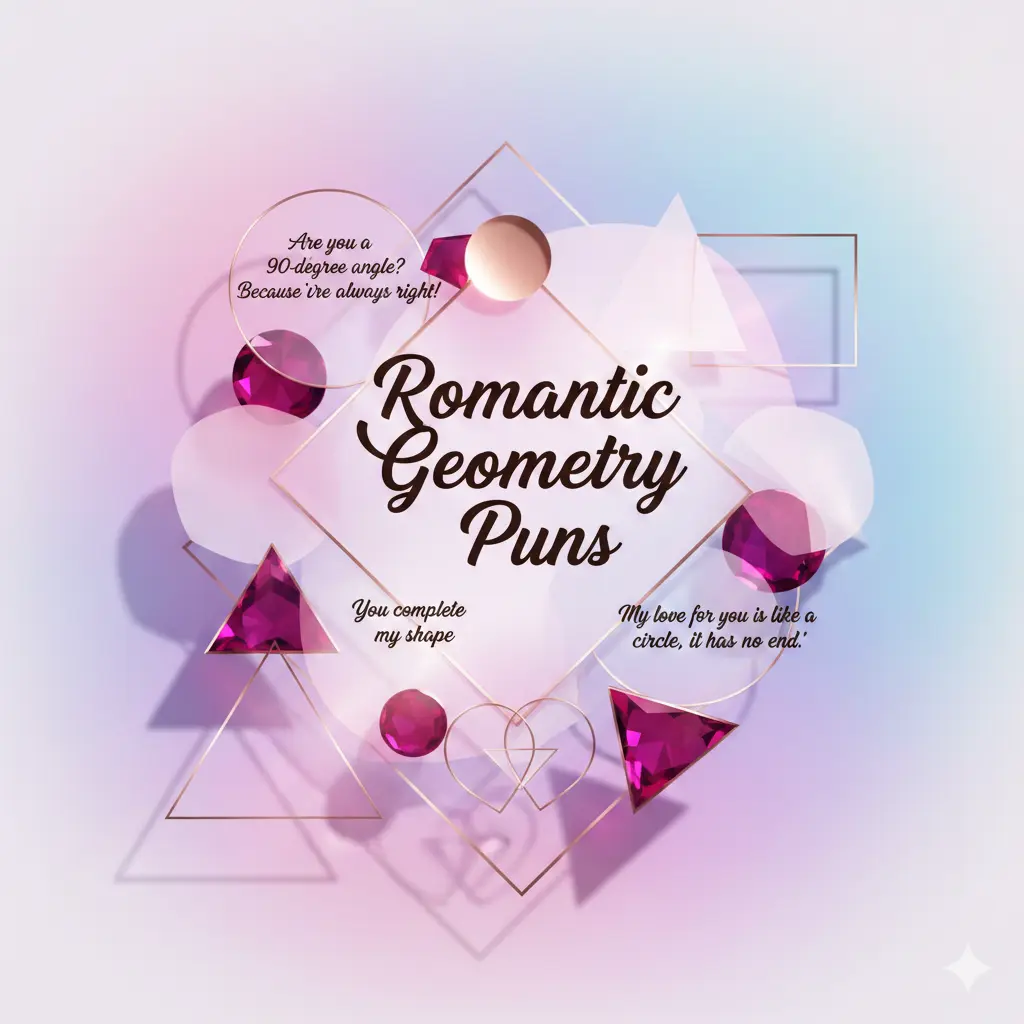  Romantic Geometry Puns 