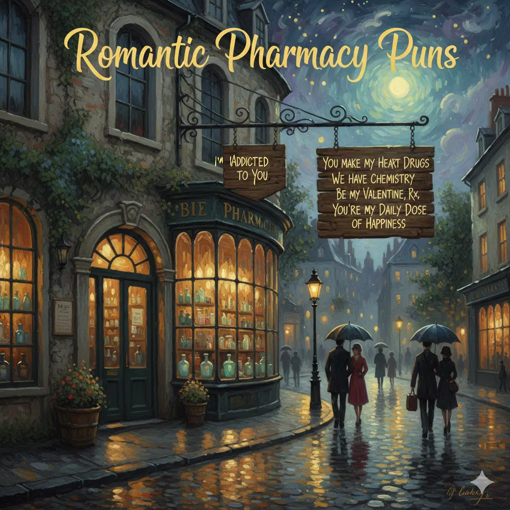 Romantic Pharmacy Puns