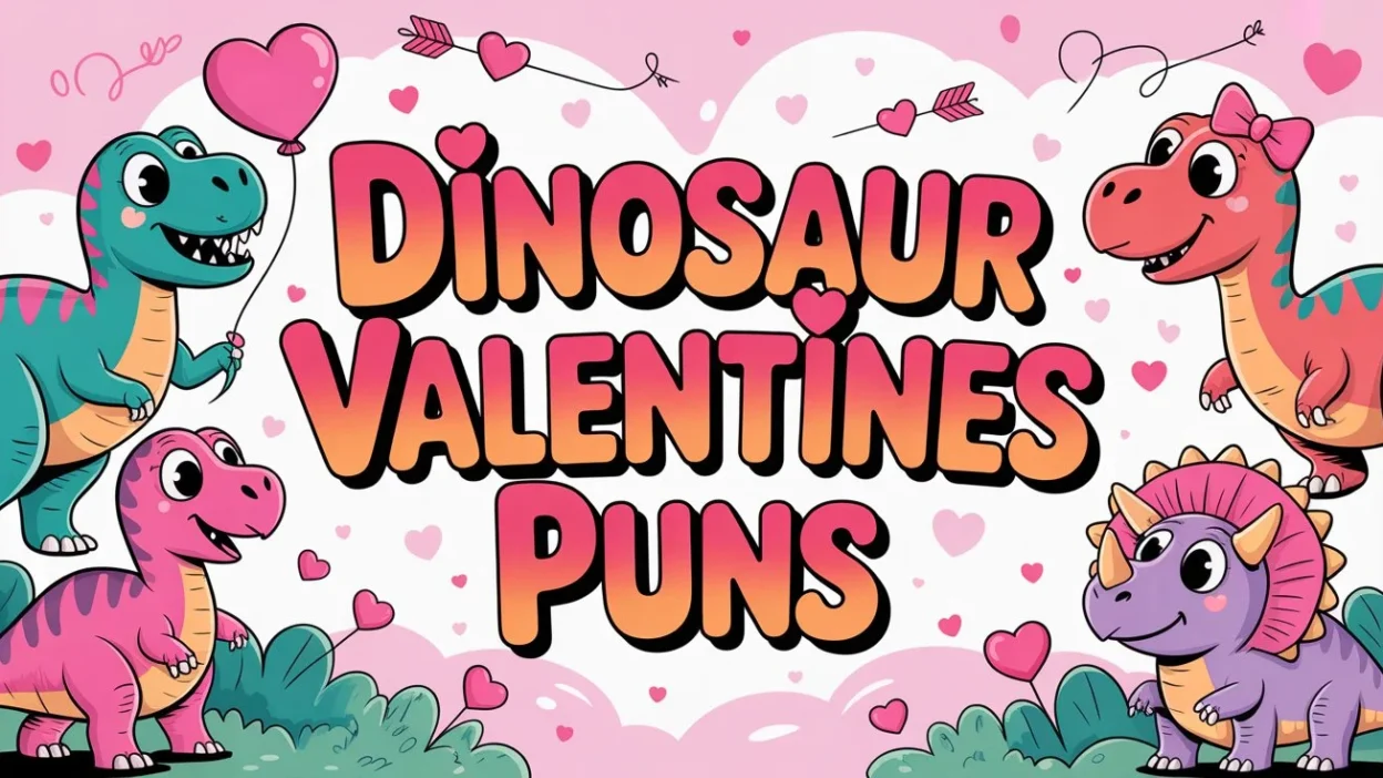 Dinosaur Valentines Puns
