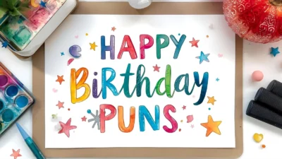 Birthday Card Puns