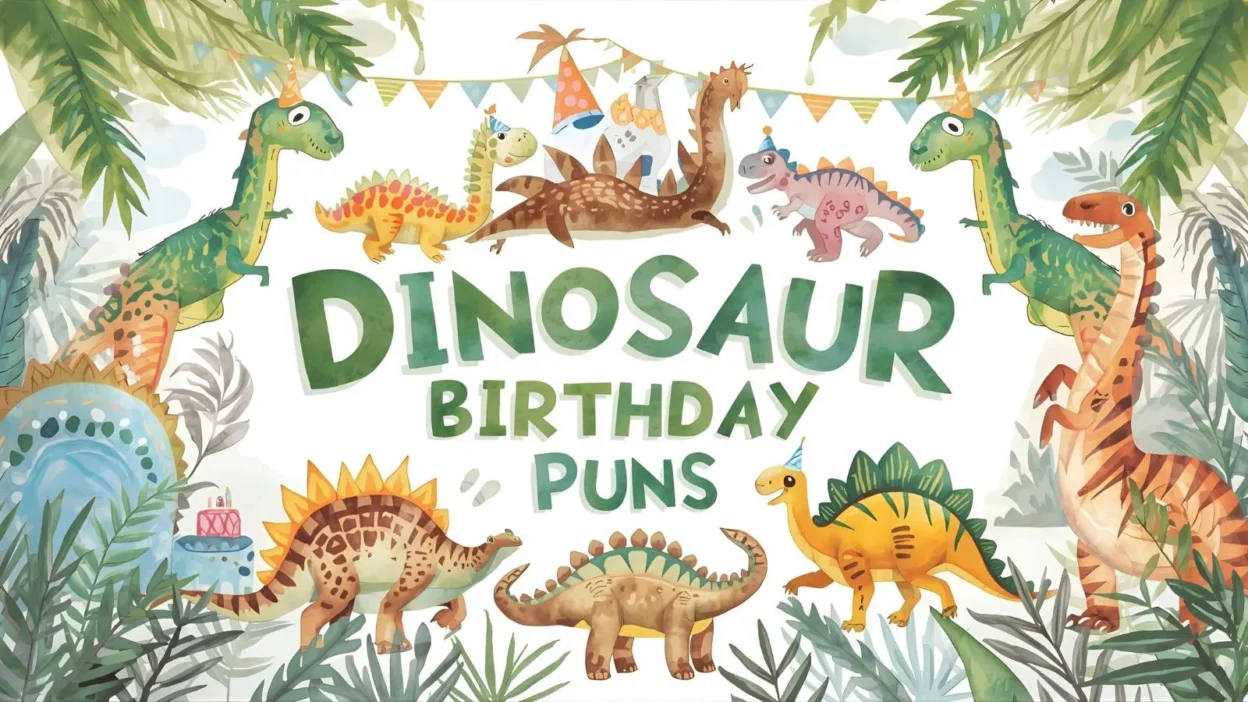 Dinosaur Birthday Puns