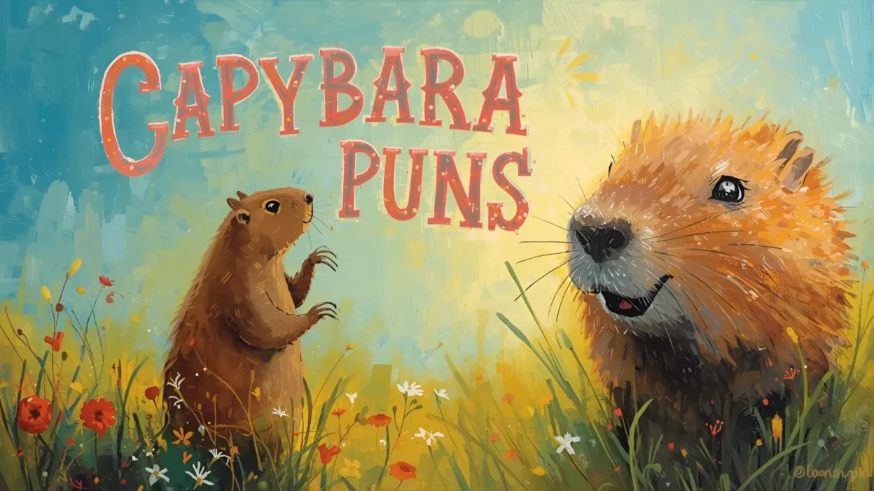 Capybara Puns