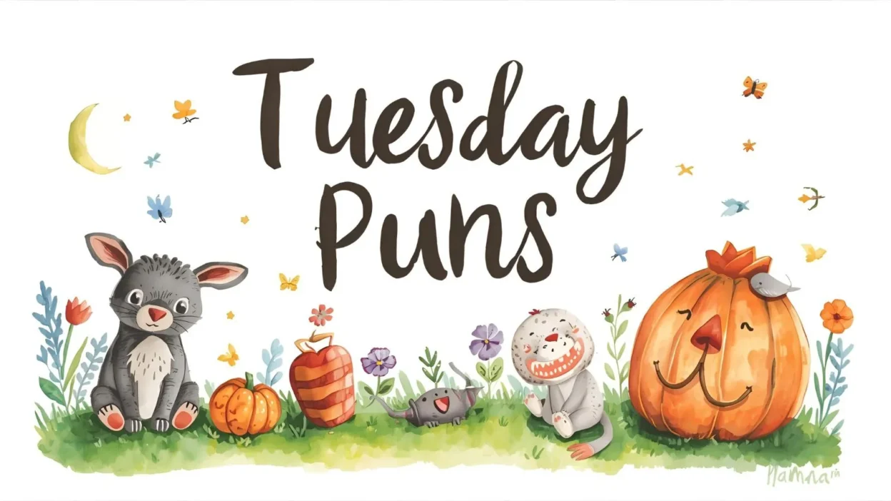 Tuesday Puns