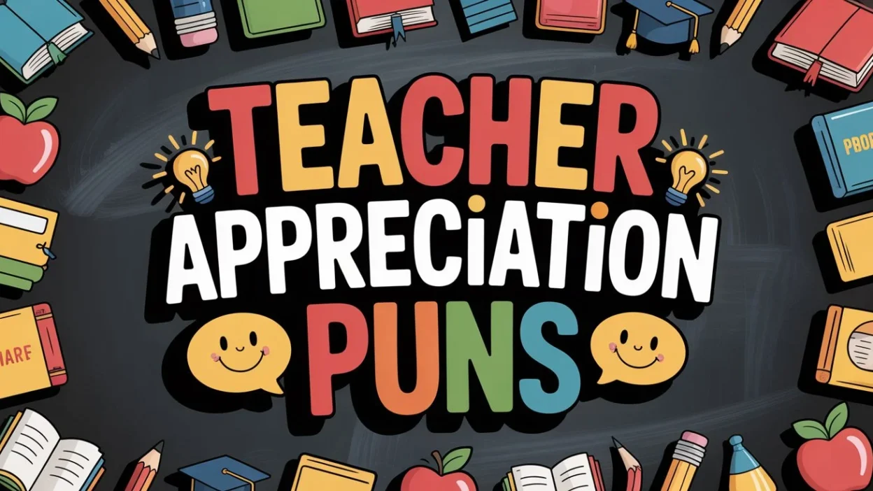 Teacher Appreciation Puns