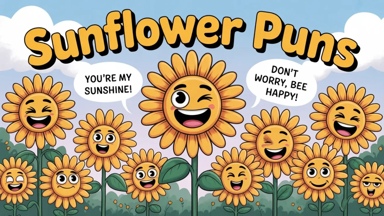 Sunflower Puns