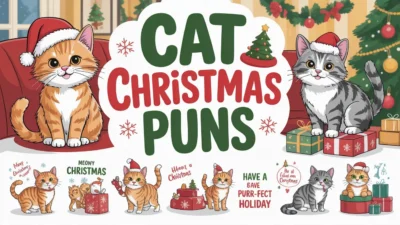 Cat Christmas Puns