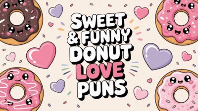 Sweet & Funny Donut Love Puns