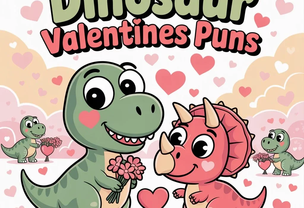 Dinosaur Valentines Puns