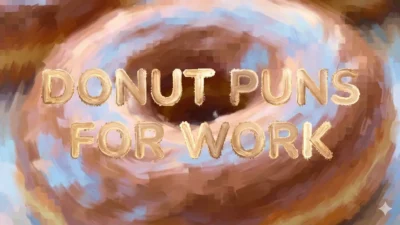 Donut Puns for Work