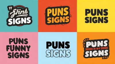 Puns Funny Signs