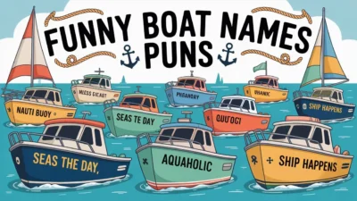 Funny Boat Names Puns